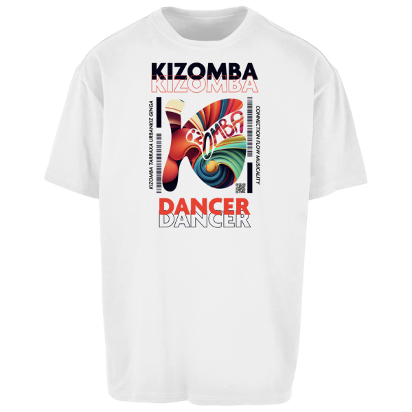 Latin Flow Kizomba Dancer Oversized Tee Rundhals Herren