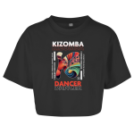 Latin Flow Kizomba Dancer Oversize Crop Top Damen