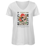 Urban Style Beauty Tee V-Neck Damen
