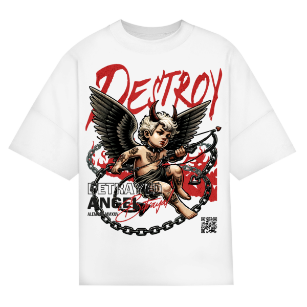 Urban Style Oversize Unisex Tee – Betrayed Angel | Rundhals
